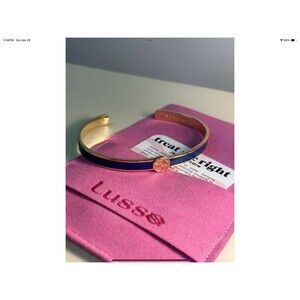 New 18kt Gold Plated Sterling Silver Philadelphia 76ers Lusso Helena Bracelet